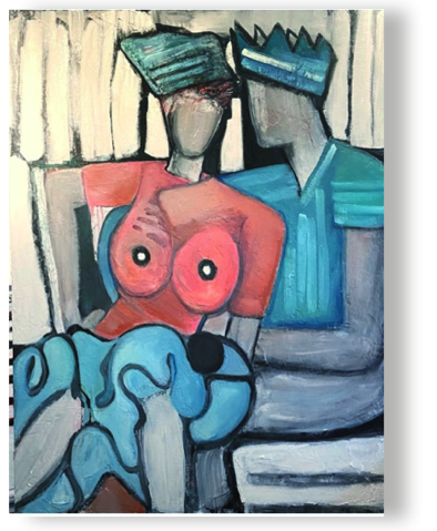 We 2
Öl,Sand/Lw, 120 x 160 cm, 2023